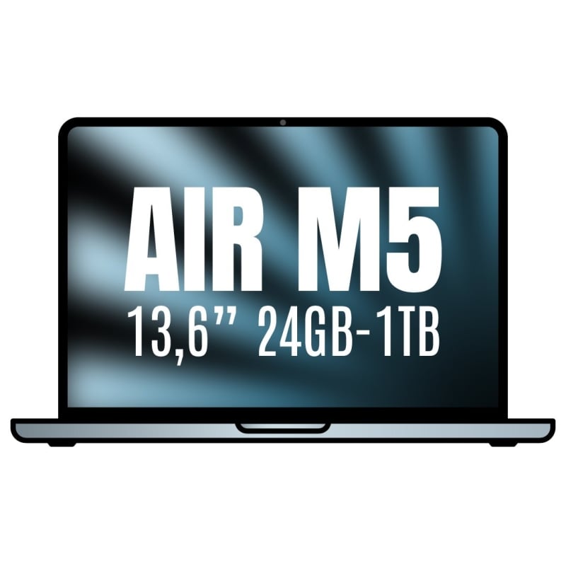 APPLE Macbook Air 13,6 M5 10-Core CPU 24GB 1TB SSD 10-Core GPU Azul