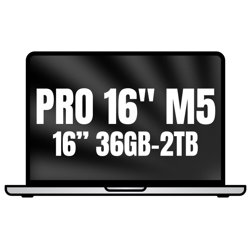 APPLE Macbook Pro 16 M5 Max 18-Core CPU 36GB 2TB SSD 32-Core GPU Plata