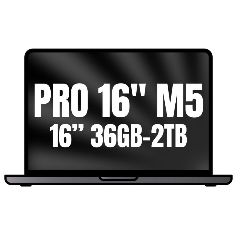 APPLE Macbook Pro 16 M5 Max 18-Core CPU 36GB 2TB SSD 32-Core GPU Negro Espacial