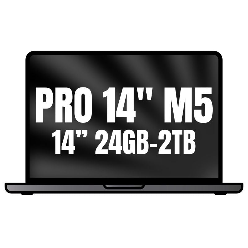 APPLE Macbook Pro 14 M5 Pro 15-Core CPU 24GB 2TB SSD 16-Core GPU Negro Espacial