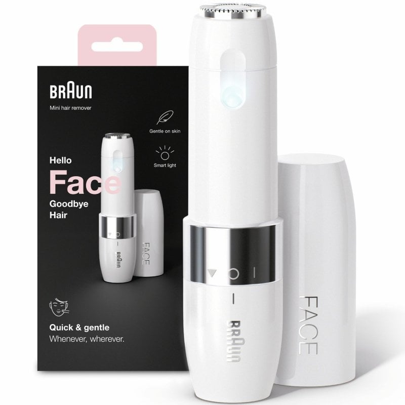 BRAUN Mini Depiladora Facial FS1000 con Batería