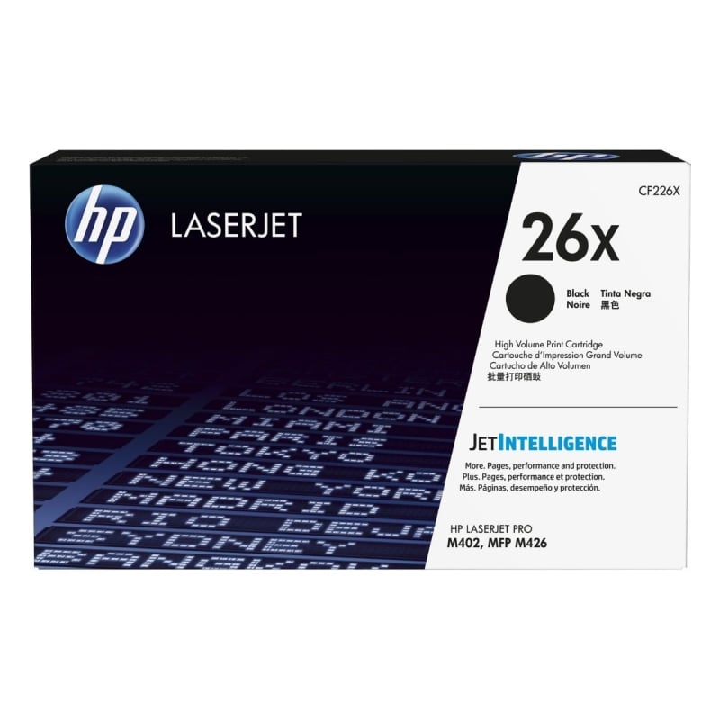 HP Toner Laserjet PRO M402 426 Negro Nº26X
