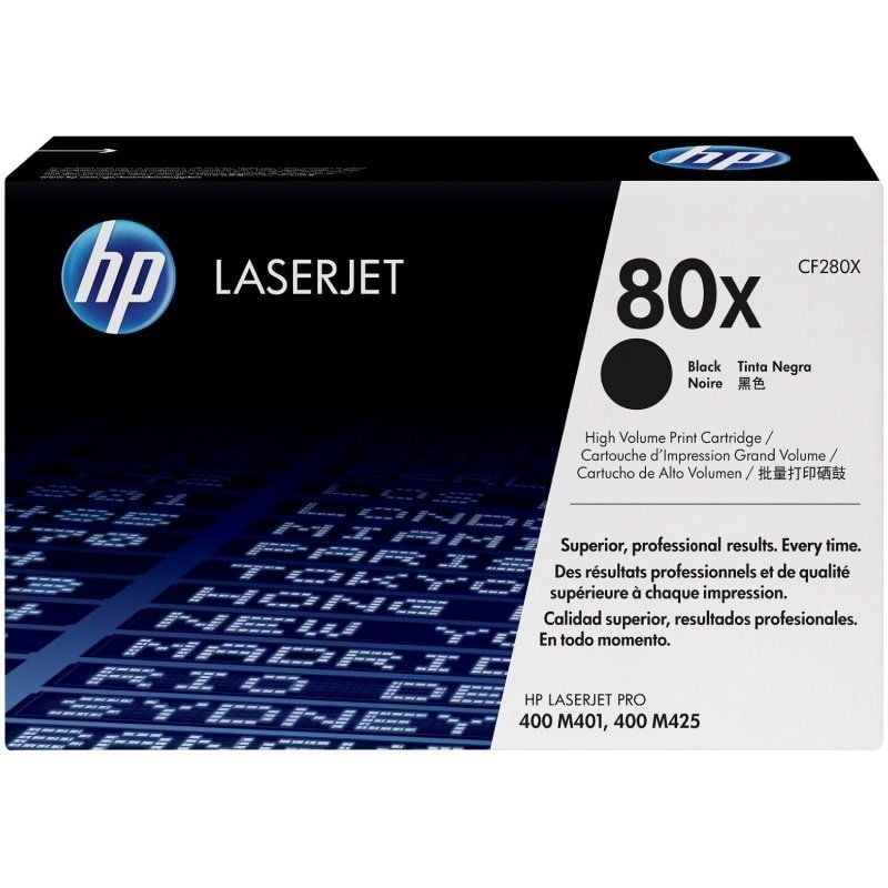 HP TONER NEGRO CF280X 6,9K PRO M 401 425DN
