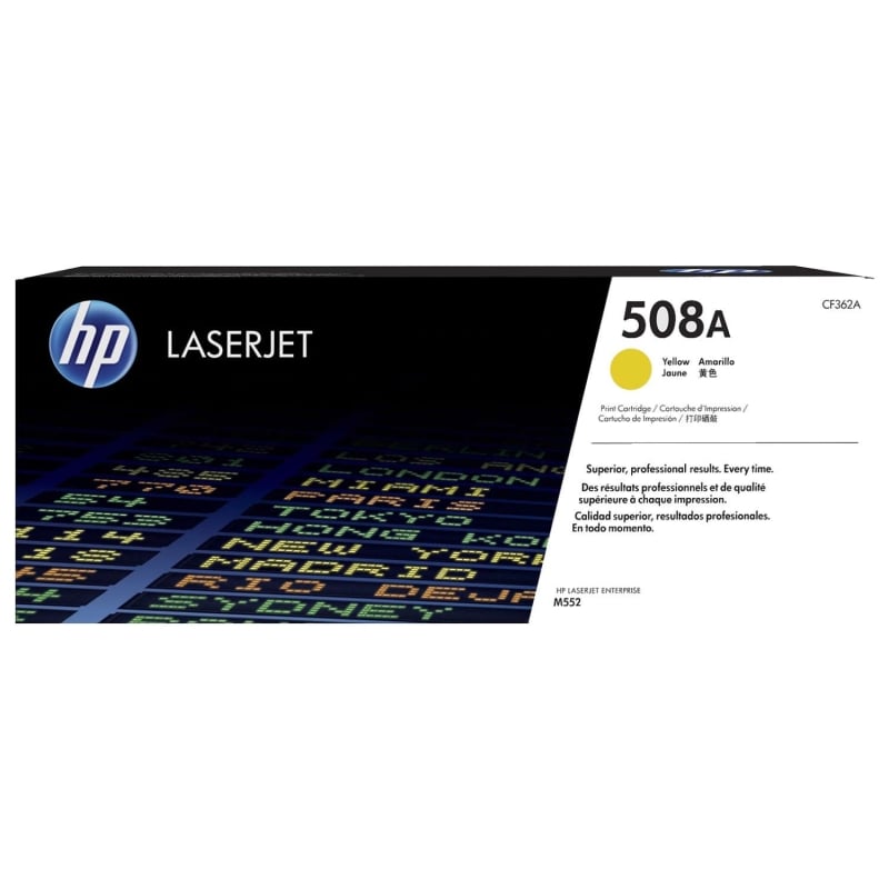 HP Laserjet M553 Toner 508A Amarillo