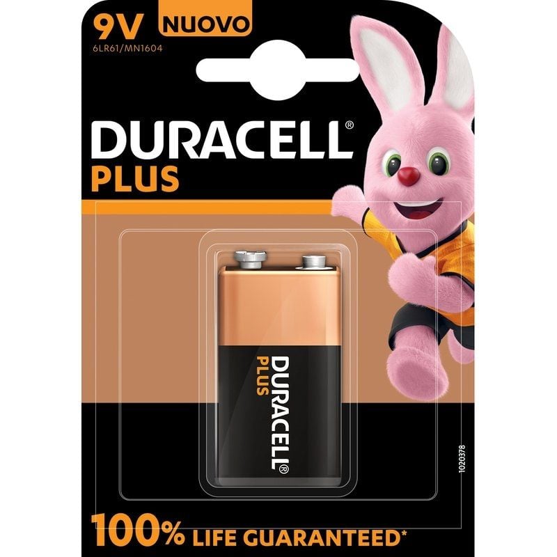 DURACELL Plus MN1604 9V Alcalina