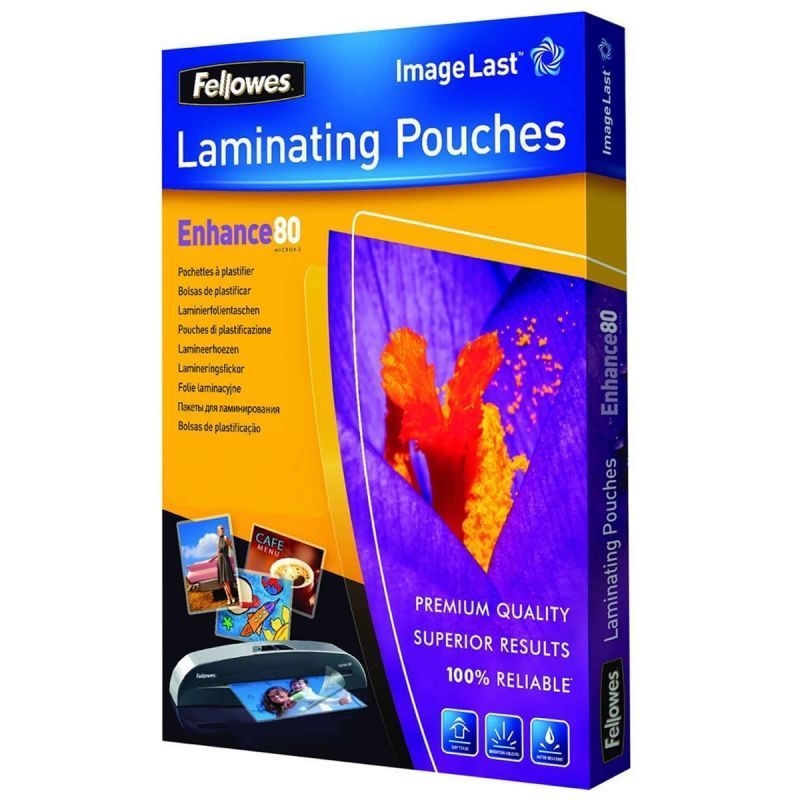 FELLOWES 5306114 A4 80 Micras 100 unidades