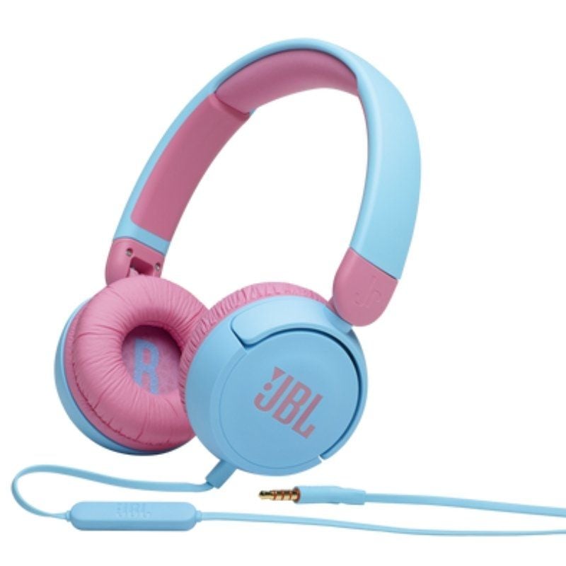JBL JR310 con Micrófono Jack 3.5 Azules y Rosas