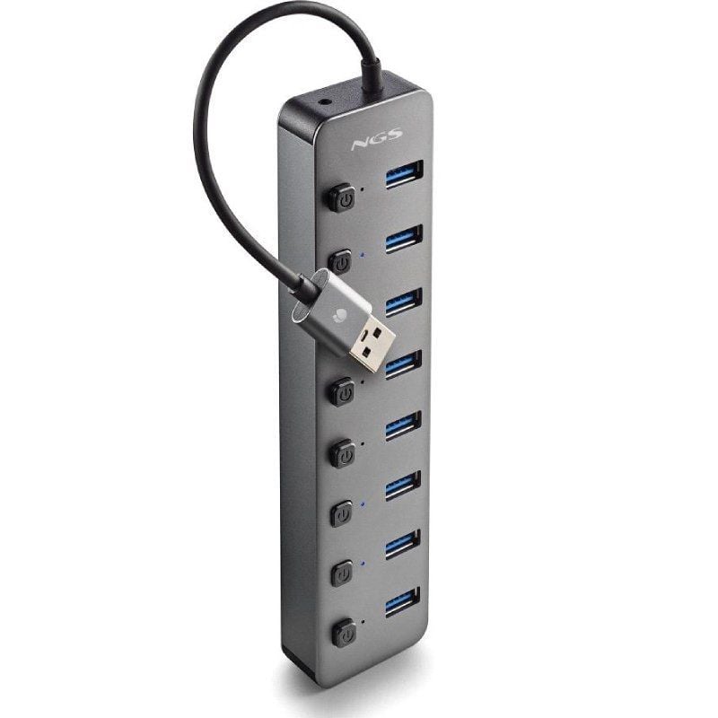 NGS IHUB8 8xUSB 3.0 Gris