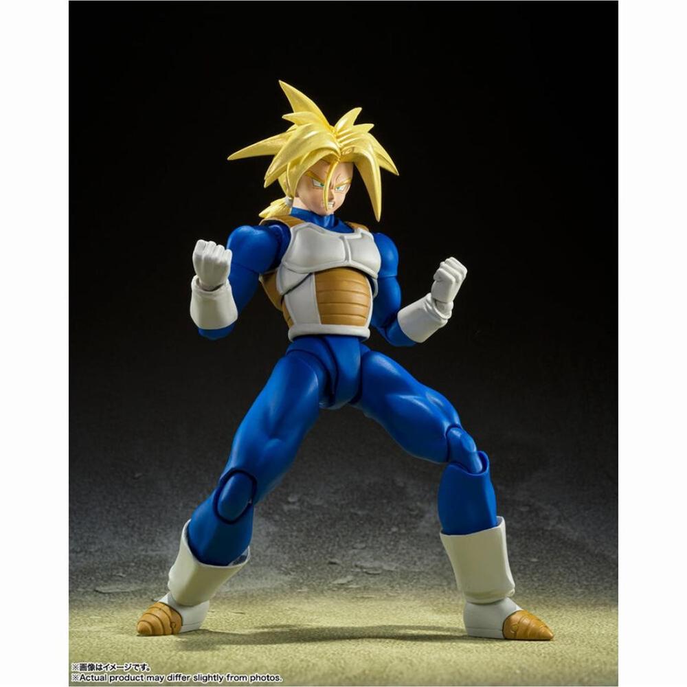 Tamashii nations dragon ball z s.h. figuarts super saiyan trunks - infinite latent super power