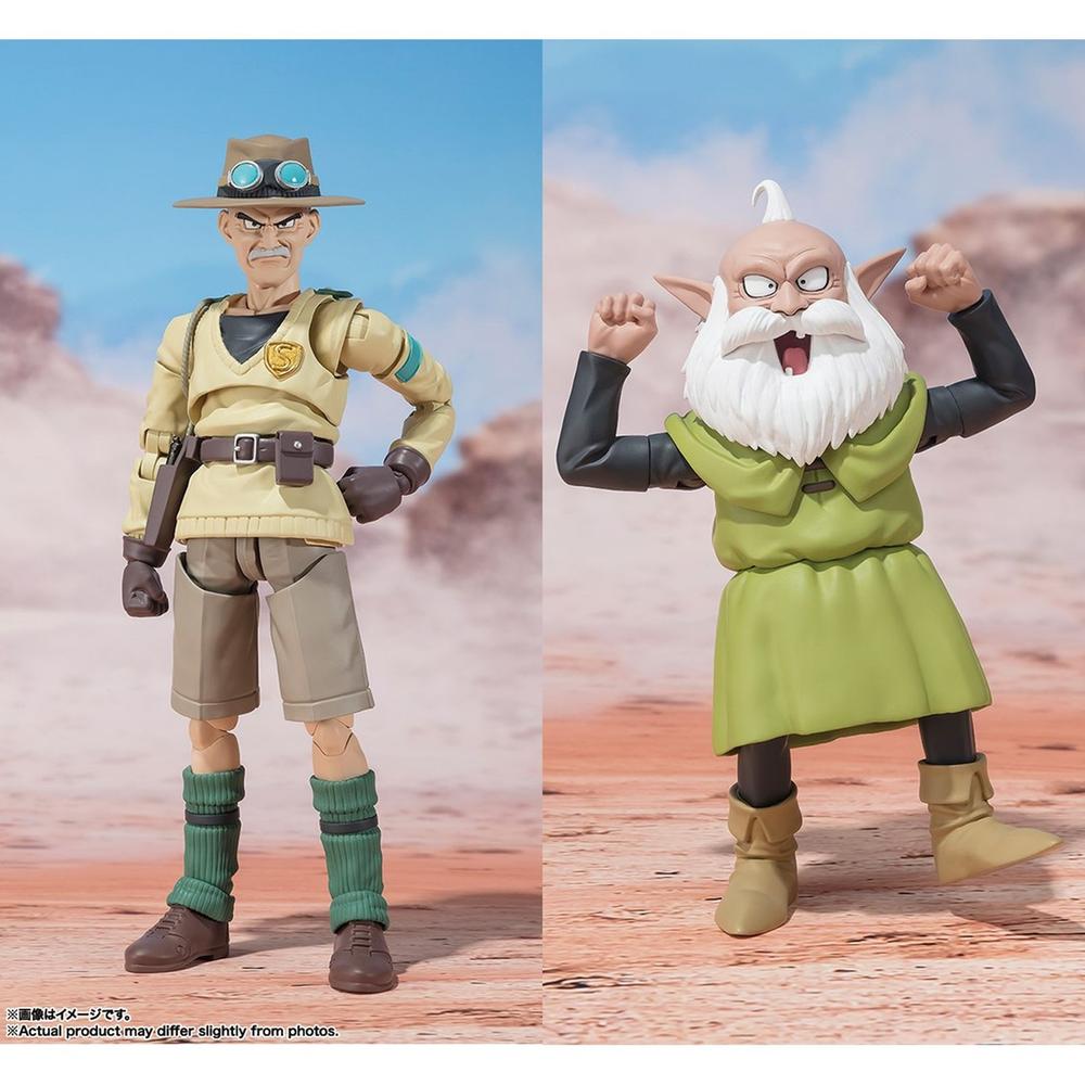 Tamashii nations sand land sh figuarts rao & thief 15 & 11cm