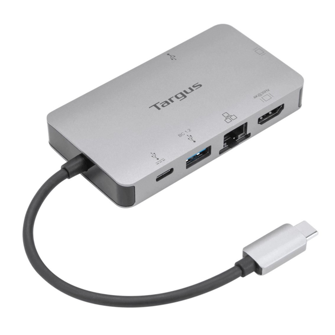 Targus usb tipo c a 1 x hdmi 1 x vga 1 x usb tipo a 1 x usb tipo c plata