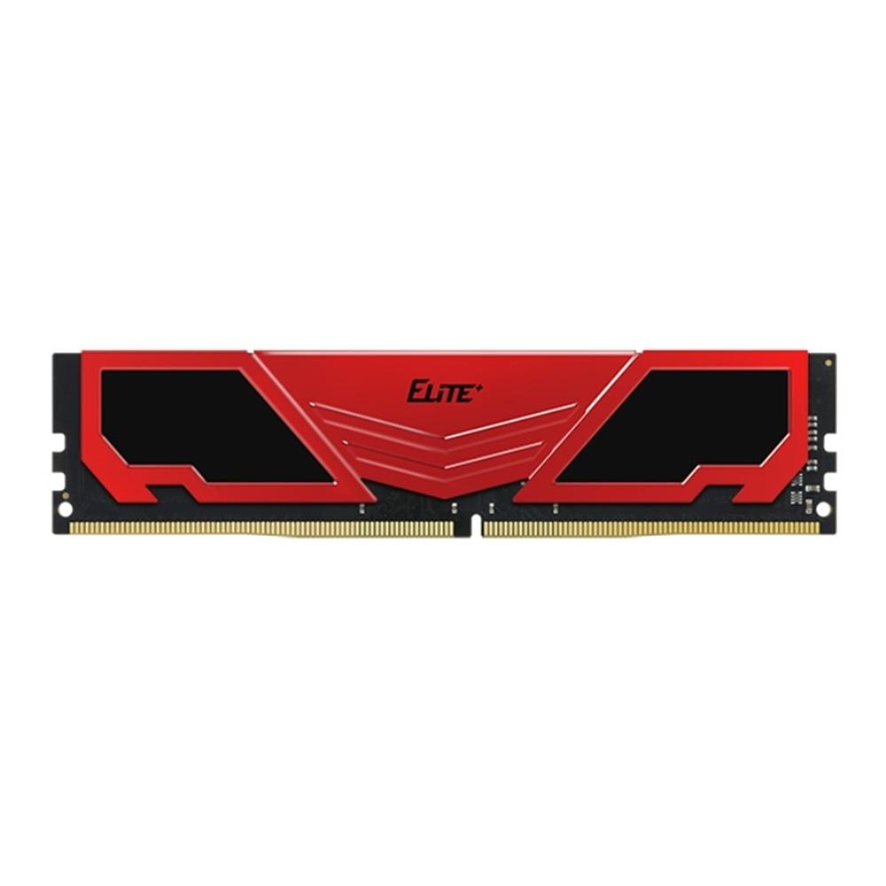 Teamgroup elite heatsink dimm 3200 negro - rojo
