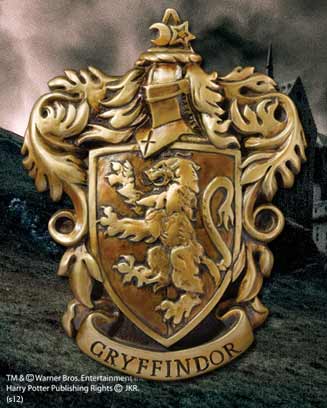 The noble collection harry potter casa gryffindor resina 20 x 28 cm