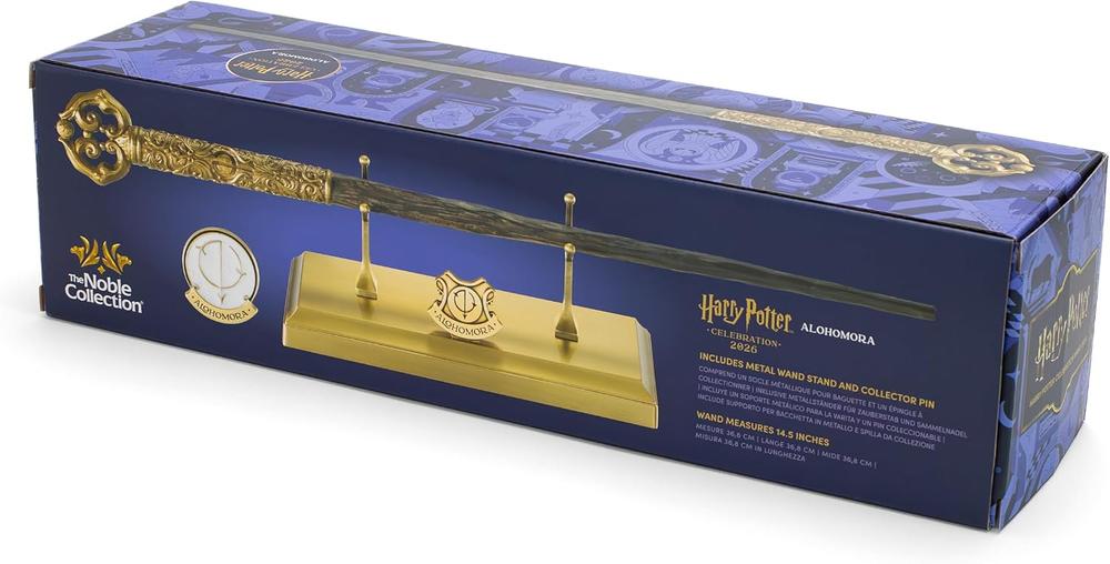 The noble collection harry potter hechizo alohomora