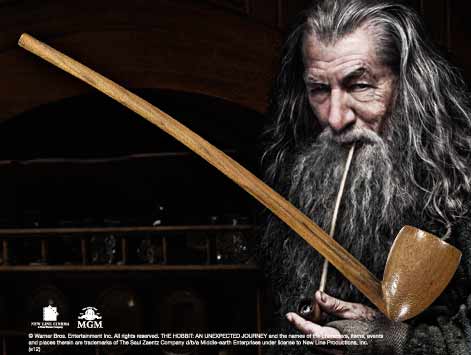 The noble collection l hobbit pipa gandalf de 23 cm