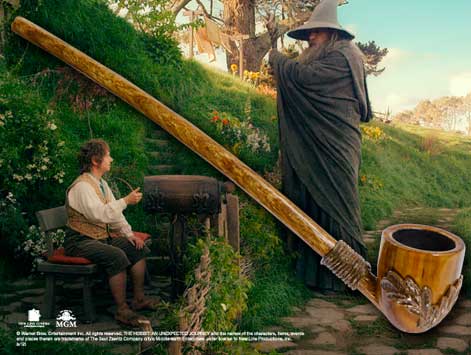 The noble collection l hobbit pipa bilbo bolson de 23 cm
