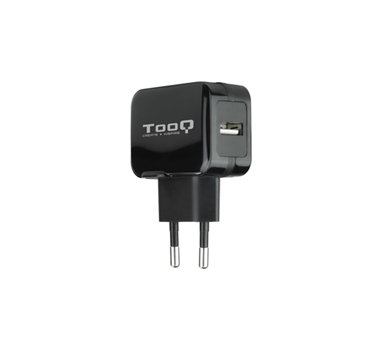 TooQ - Cargador de USB 5V 2.4 A negro