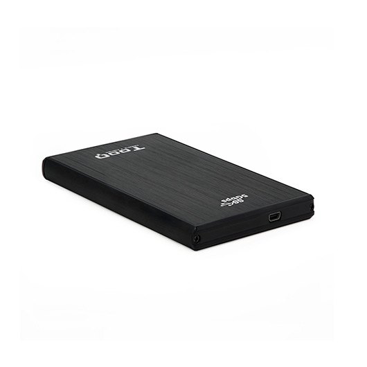 Tooq tqe - 2522b para hdd - ssd 2.5 pulgadas 9.5mm sata usb 3.0 negra