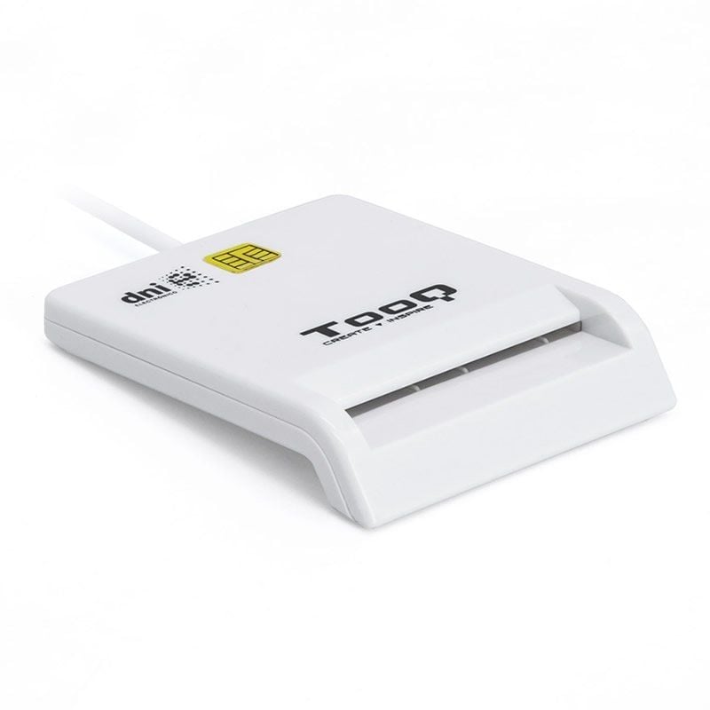 TooQ - Lector de Tarjetas externo TQR-210W DNIe - USB 2.0 - Blanco