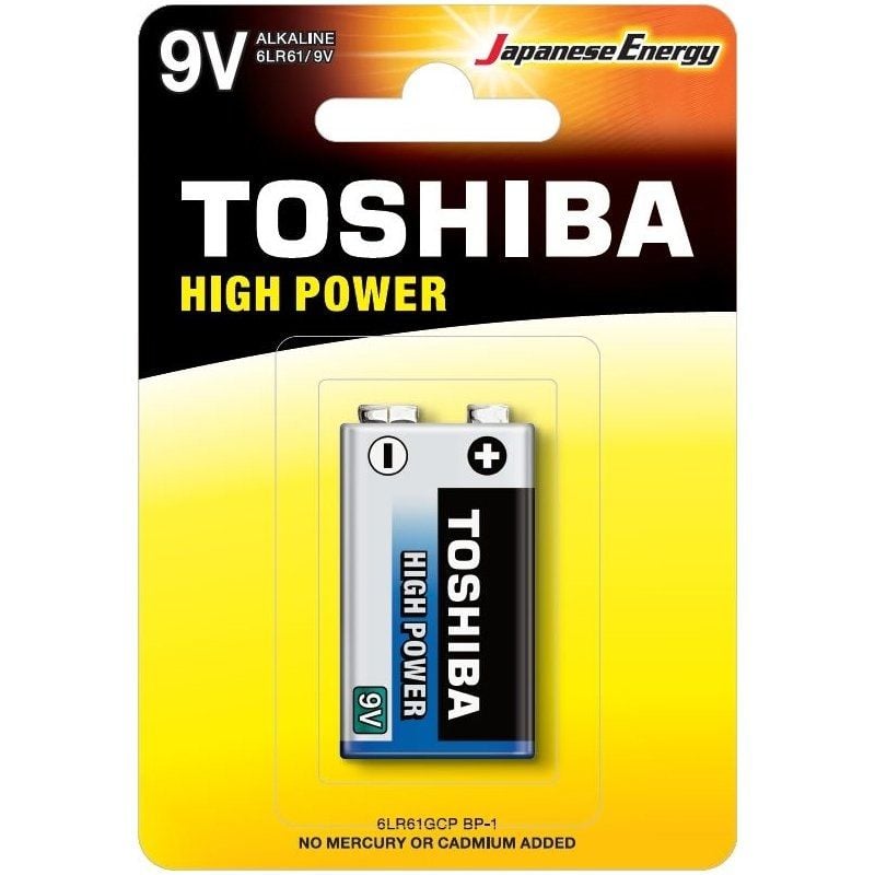 TOSHIBA 6LR61 9V Alcalina