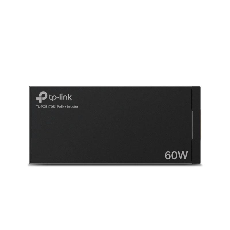 TPLink POE INJECTOR TP-LINK POE170S 2P GIGBIT 60W PASA DATOS Y ALIMENTACION POR EL MISMO CABLE HASTA 100 METROS PLUG AND PLAY