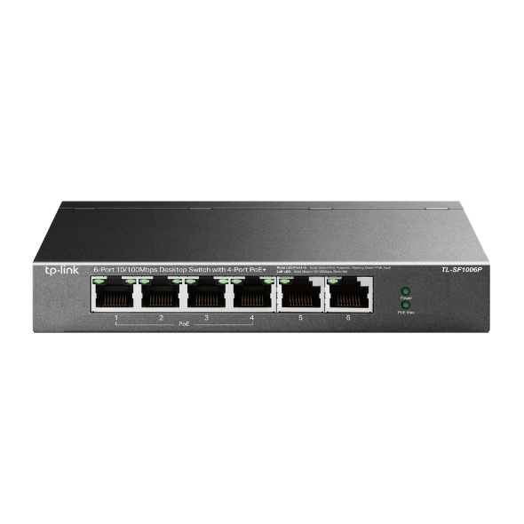 Tp - link tl - sf1006p 10 - 100 4 puertos poe+