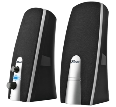 Trust - Altavoces Mila 2.0 Jack 3.5 + Alimentacion USB