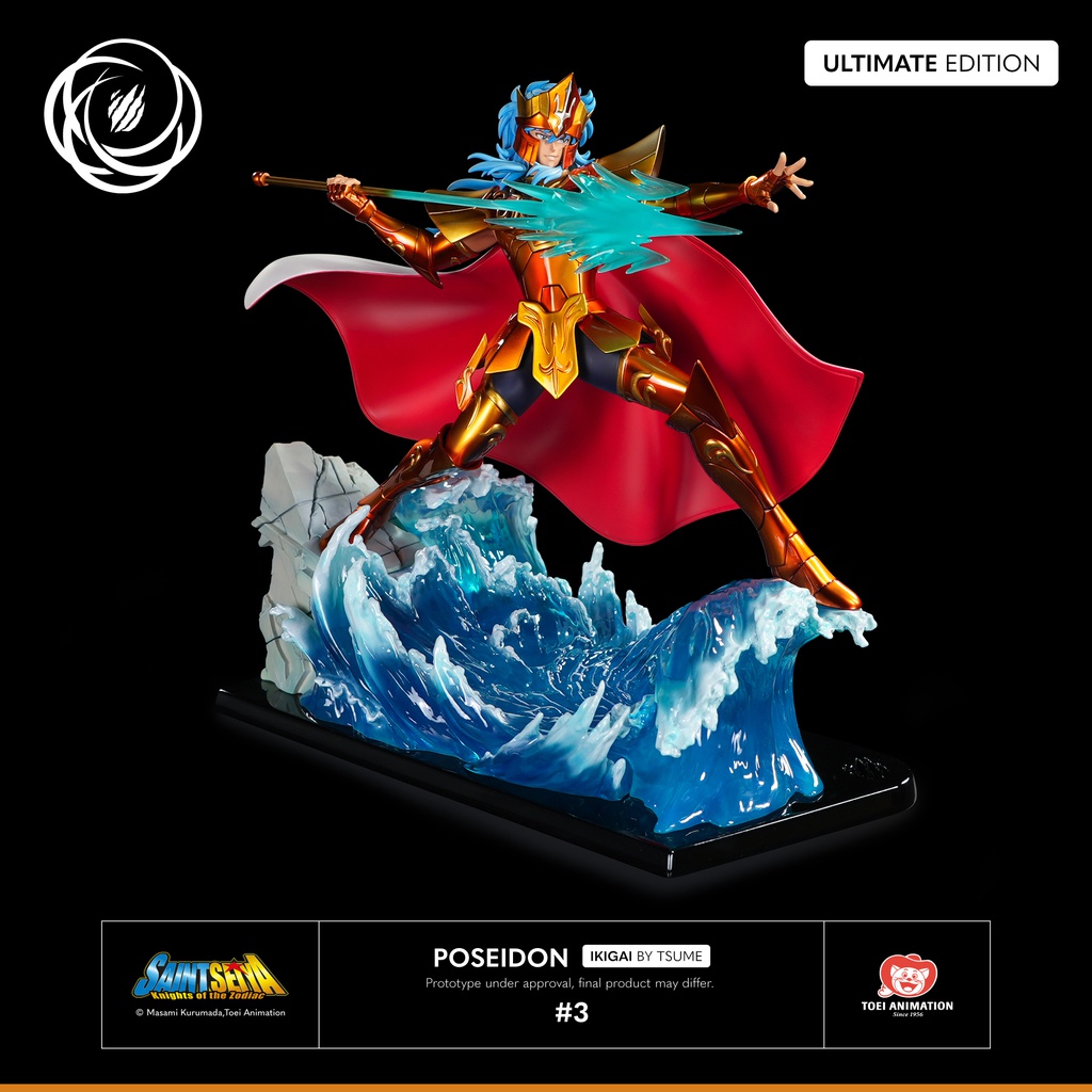 Tsume art saint seiya poseidon resina escala 1 - 6 ikigai