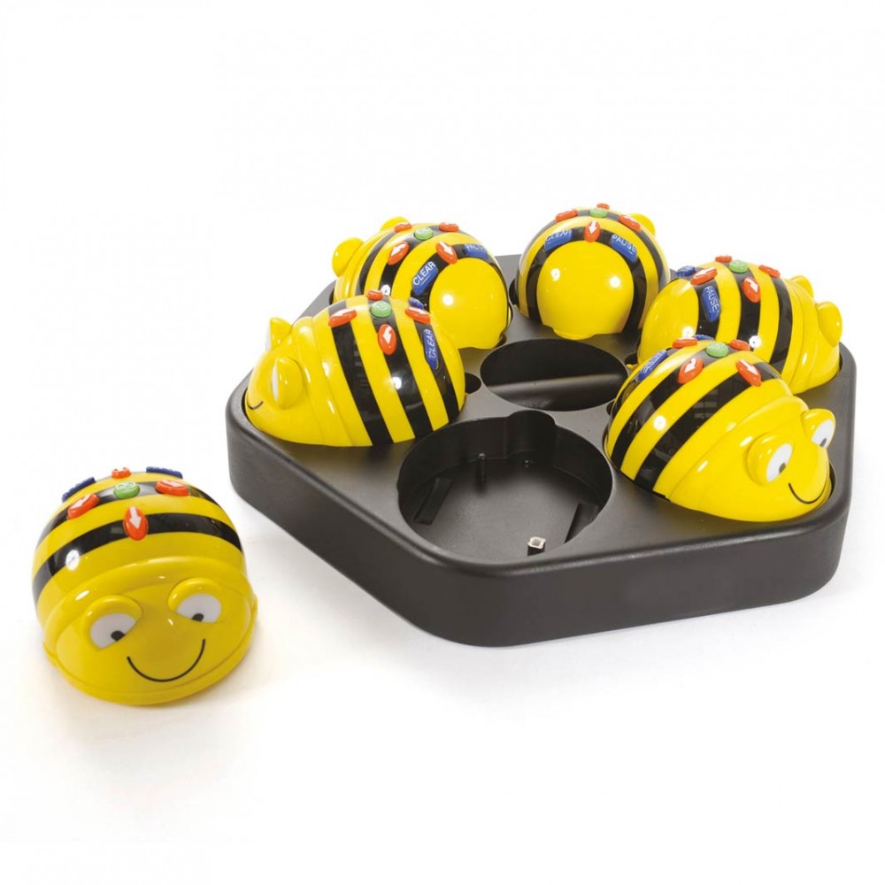 Tts bee - bot class bundle 6 unidades y estacion de carga