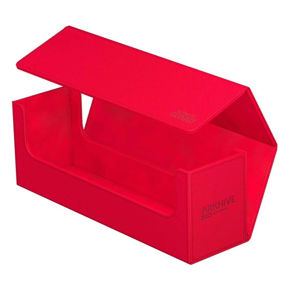 Ultimate guard arkhive 400+ xenoskin monocolor rojo