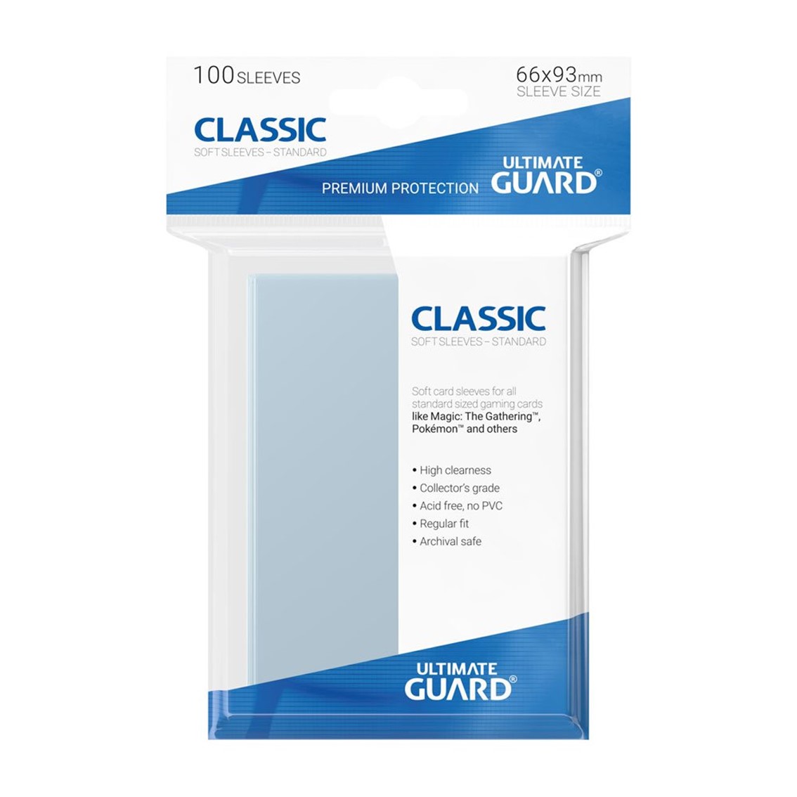 Ultimate guard classic soft tamaño estándar (100)