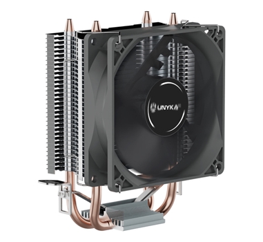 UnykaCH Unyka Unycool H20 Negro - Ventilador para CPU - Válido para 1200 1700 - AMD AM5 AM4 - 22dBA - TDP 90W