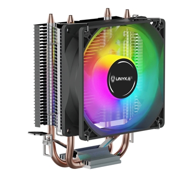 UnykaCH Unyka Unycool H20 ARGB - Ventilador para CPU - Válido para 1200 1700 - AMD AM5 AM4 - 22dBA - TDP 90W