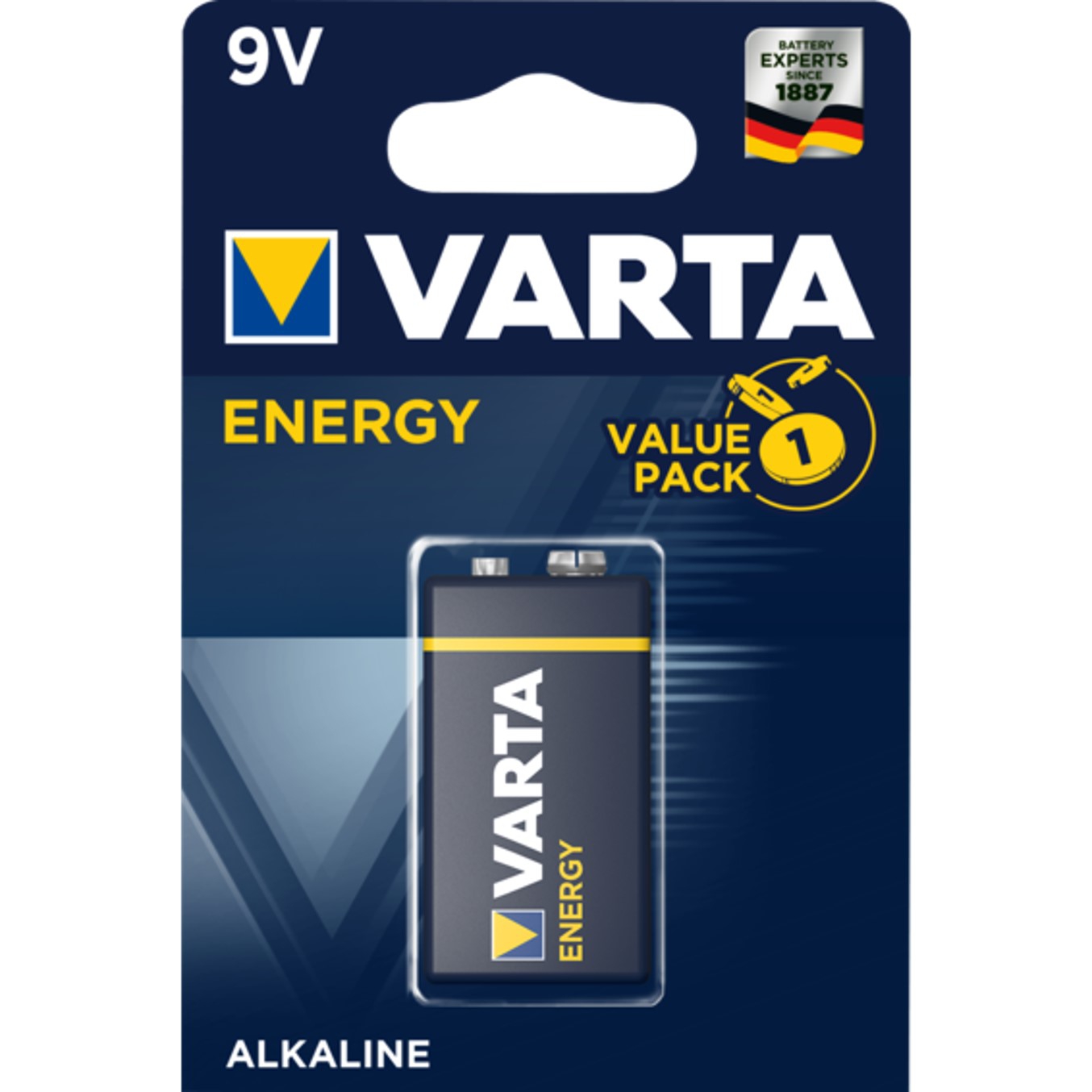 Varta alcalina energy 6lr61 9v