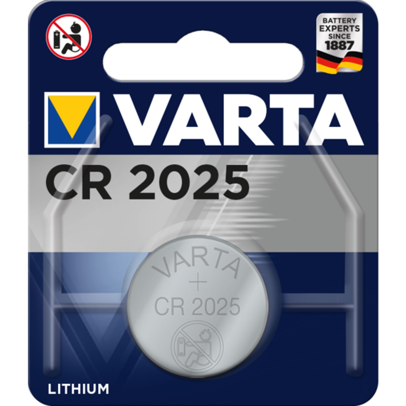 Varta litio boton cr - 2025 3v 170mah