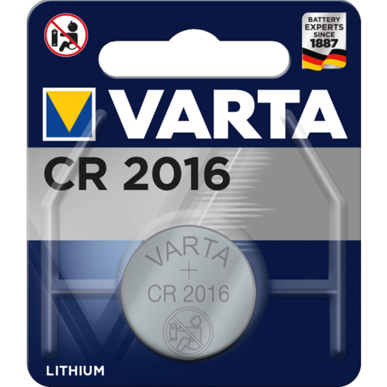 Varta litio boton cr 2016 3v