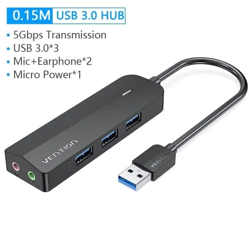 VENTION CHIBB 3xUSB 1xMicroUSB PD