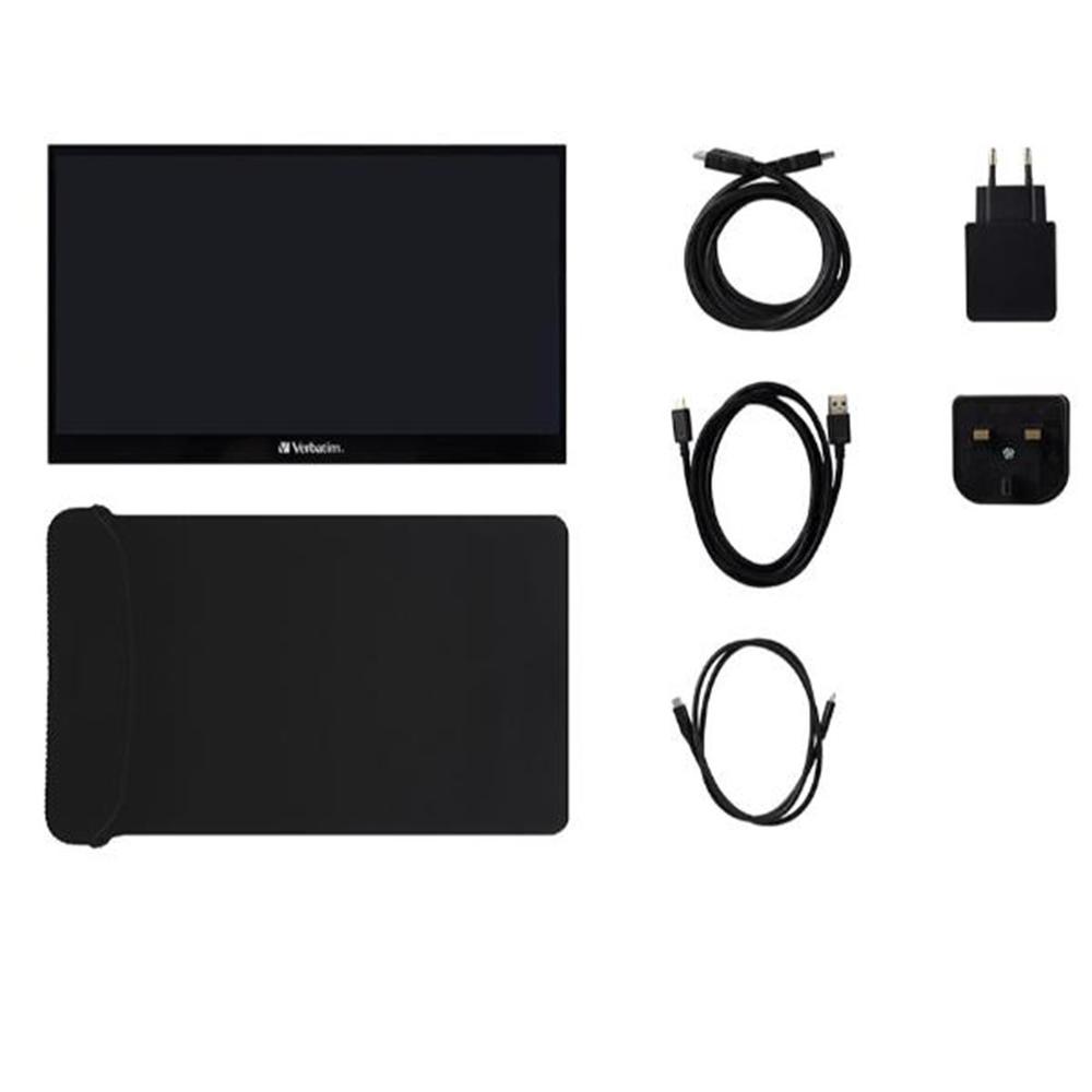 Verbatim ips - fhd - hdmi - usb tipo c - 30hz - 6ms