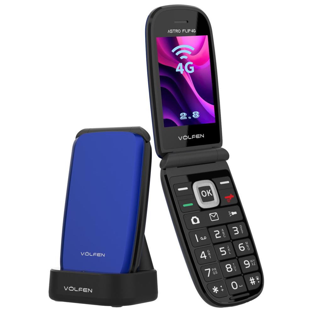 Volfen astro flip 4g azul