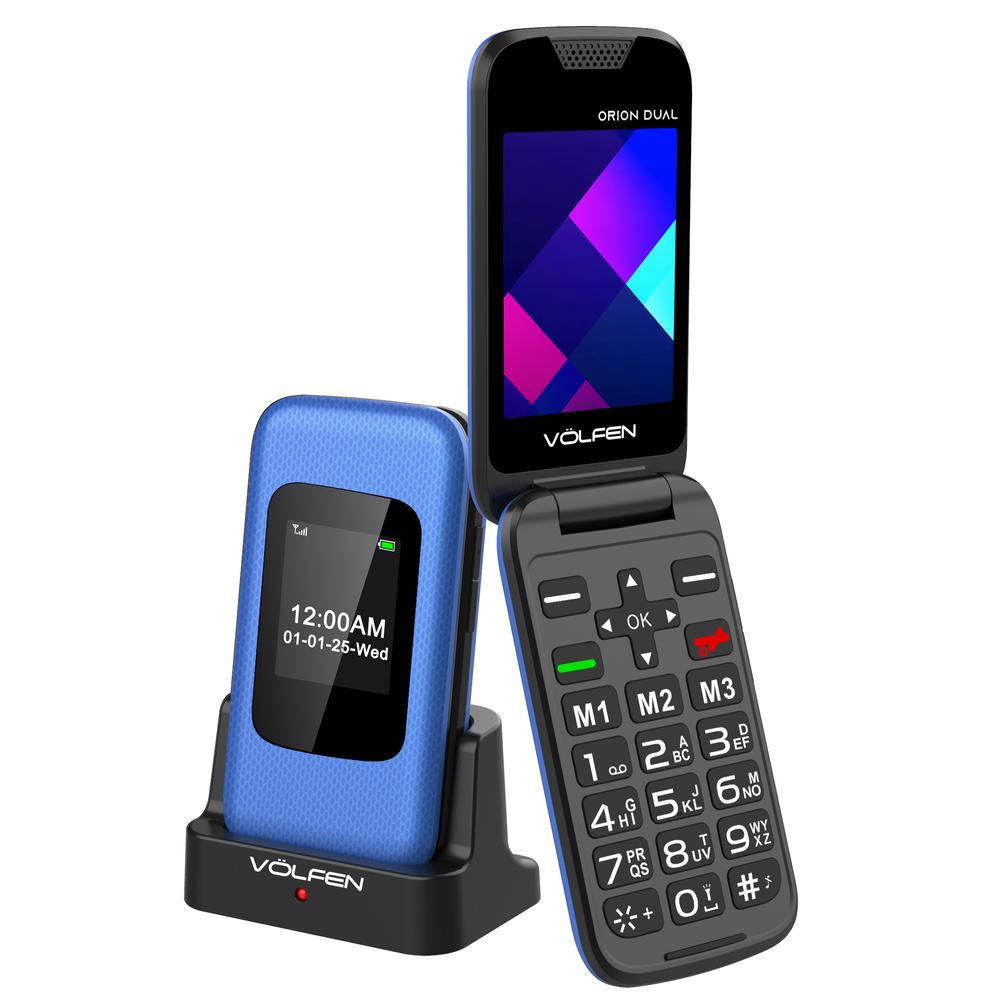 Volfen orion dual max tipo concha azul base de carga