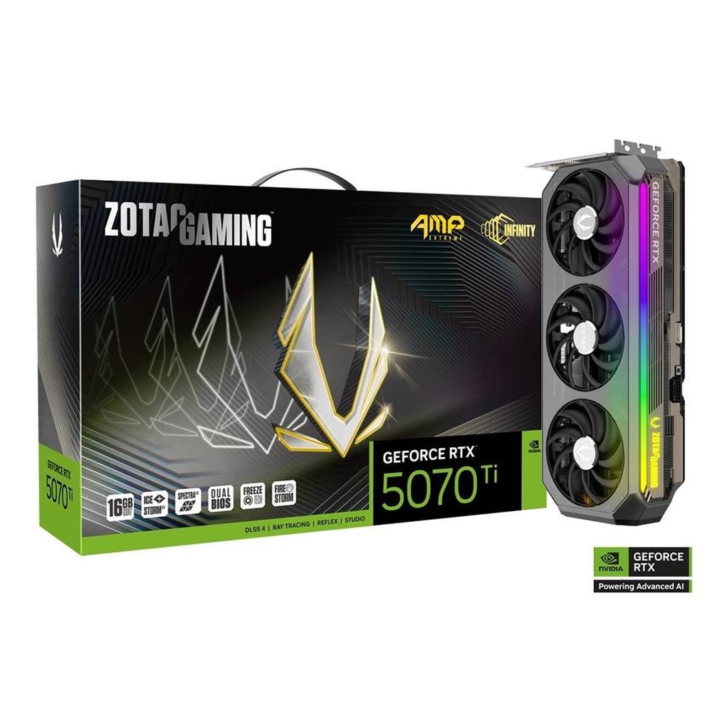 Zotac GAMING GeForce RTX 5070 Ti AMP Extreme INFINITY NVIDIA 16 GB GDDR7