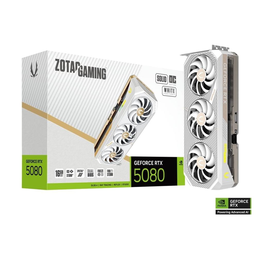 Zotac gaming 5080 solid core oc white 16gb gddr7