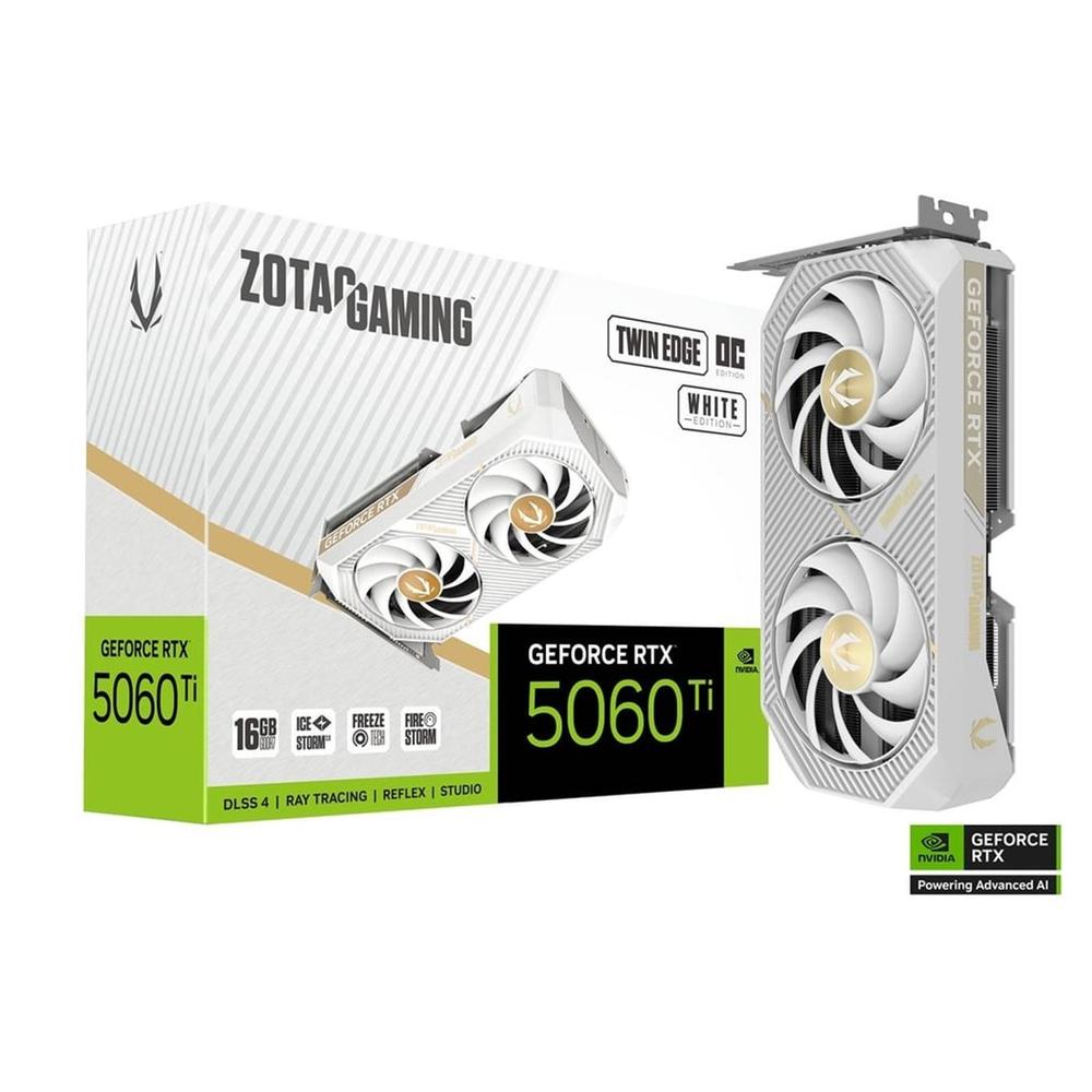 Zotac gaming rtx 5060 ti twin edge oc white edition 16gb gddr7