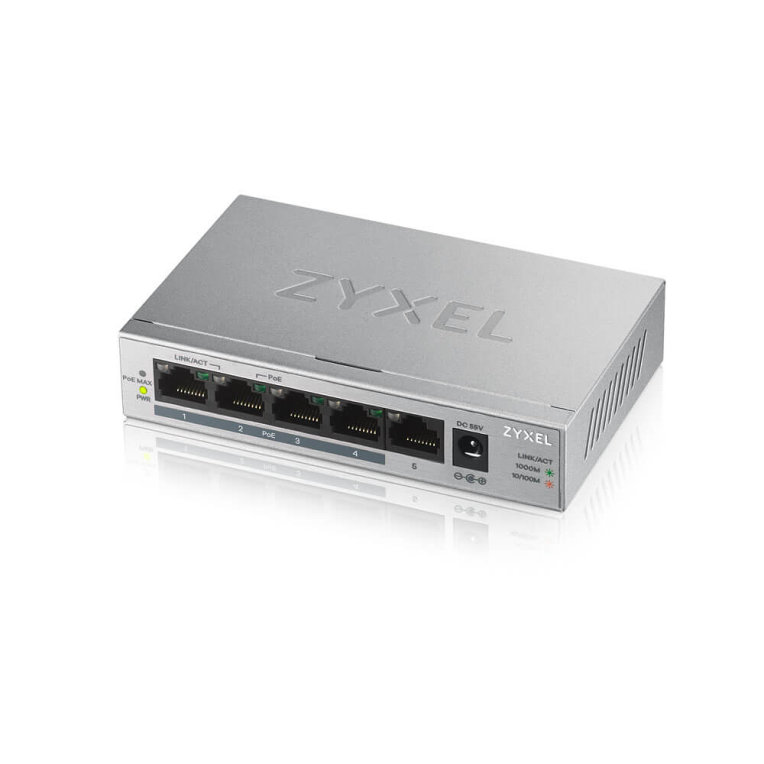 Zyxel - full duplex 10 - 100 - 1000 poe gs1005hp