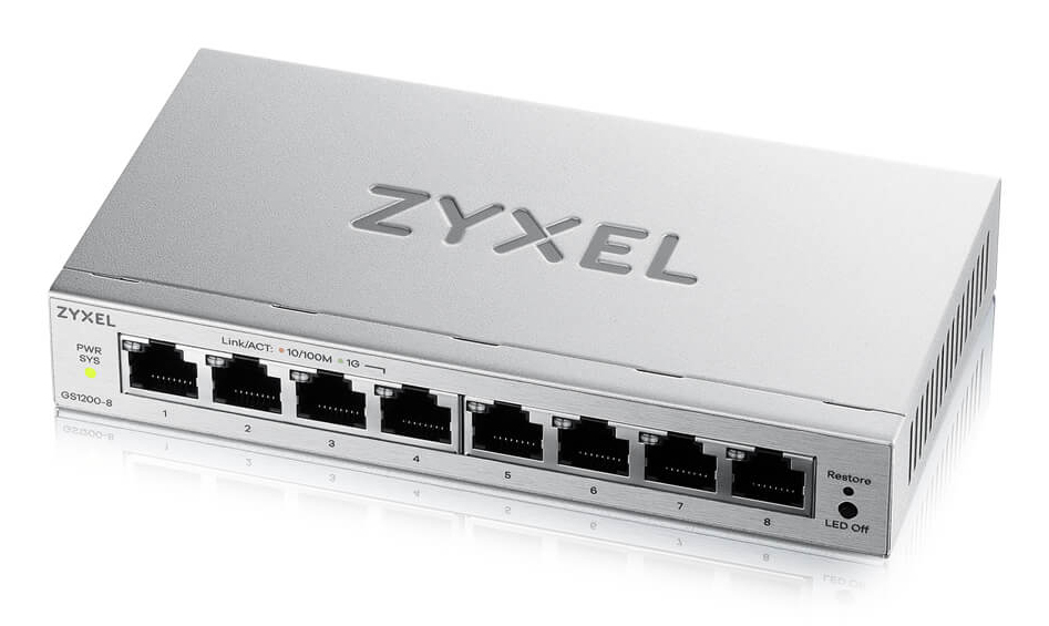 Zyxel gs1200 - 8v3 8xgbe