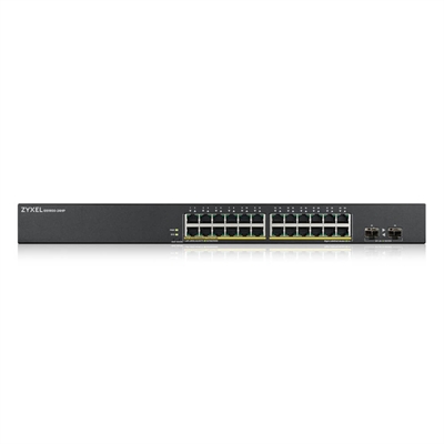 Zyxel gs1900 - 24hpv2 24 puertos gigabit ethernet 2 puertos sfp