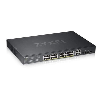 Zyxel gs192024hpv2 - eu0101f 24 puertos gigabit ethernet 4 puertos sfp