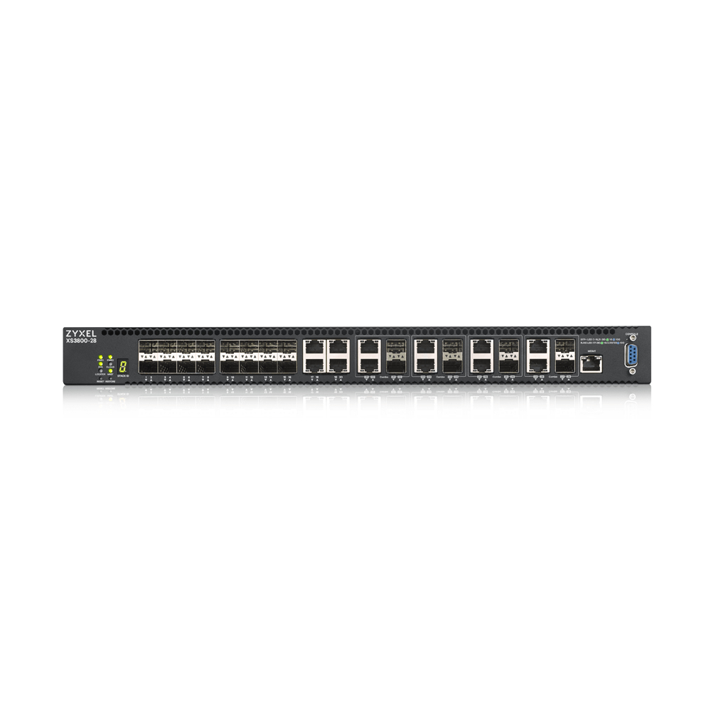 Zyxel xs3800 - 28 28 puertos